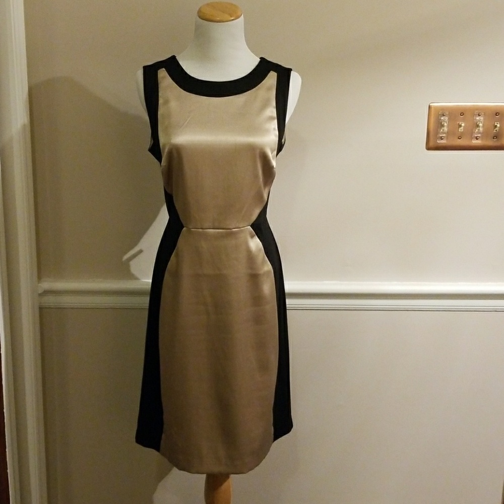 Black & Gold After 5 Evening Dress by The Limited